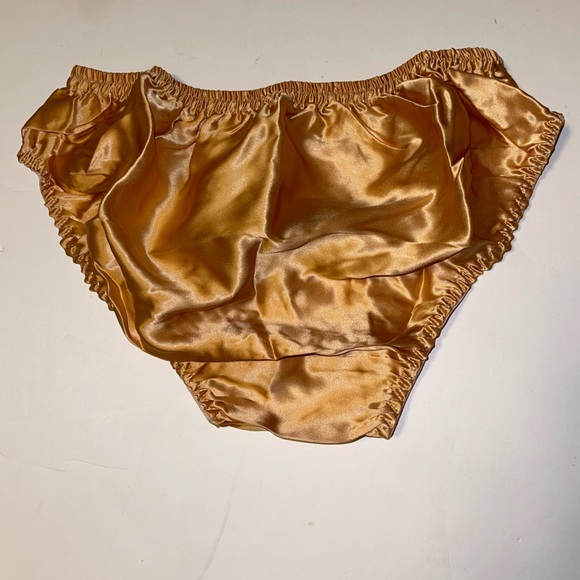 Vintage Gold Silk Panties - Women’s Size Large - Picture 3 of 5
